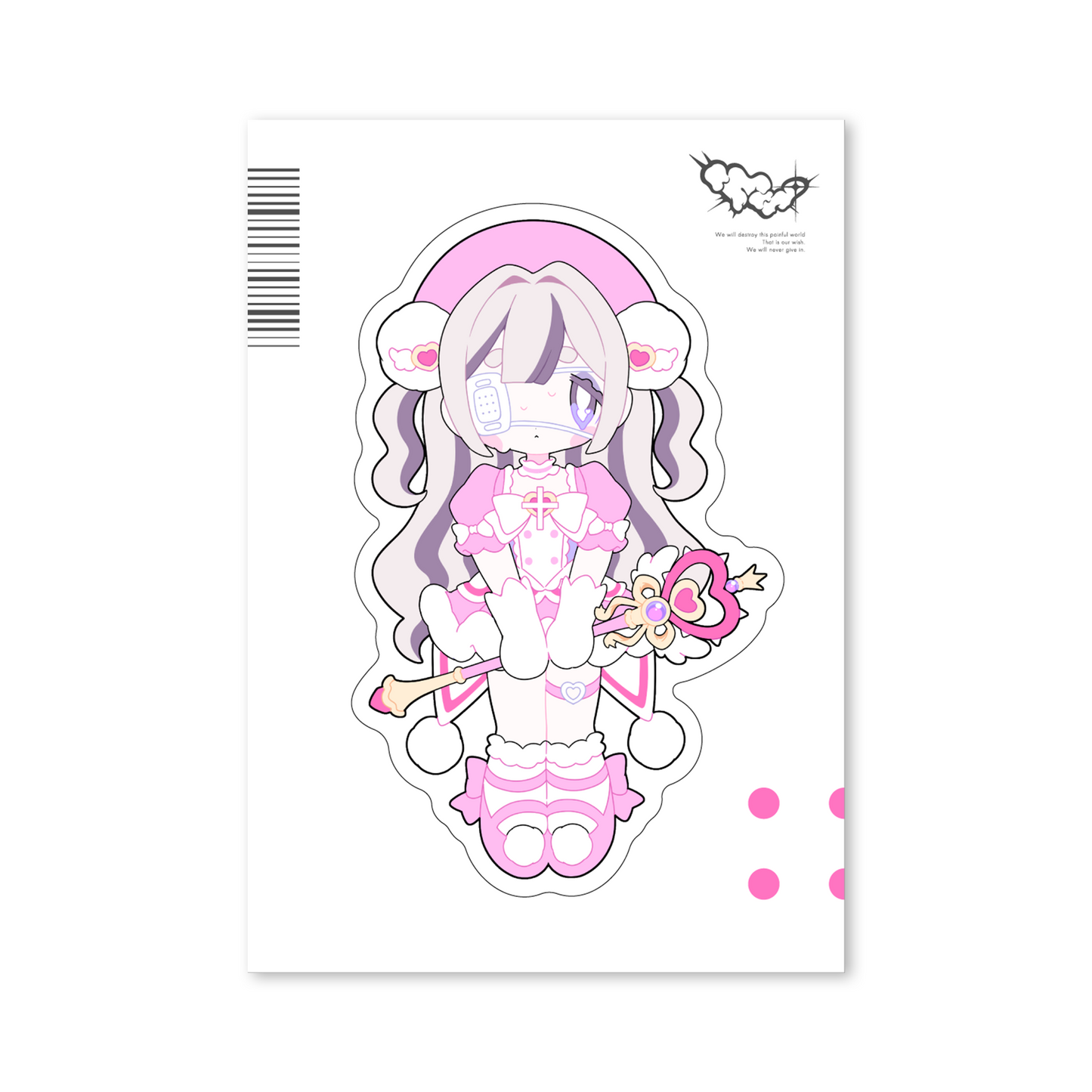 CHARACTER STICKER -MAGICAL GIRL-