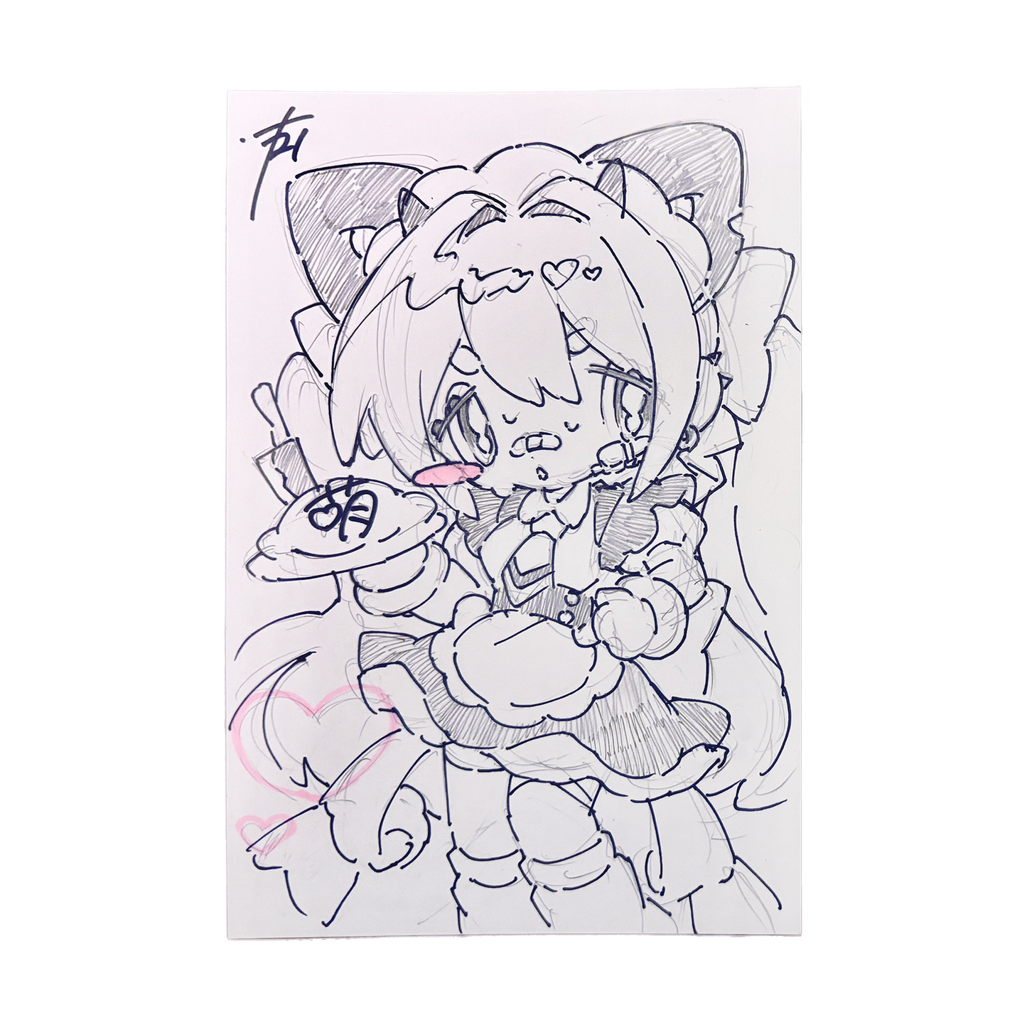 RAW DRAWING –MAID①
