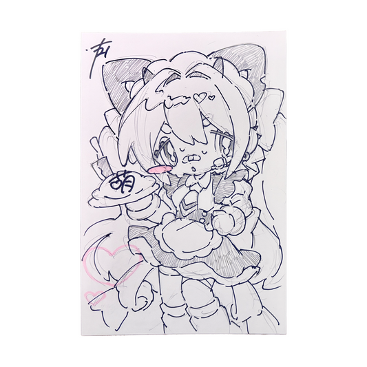 RAW DRAWING –MAID①