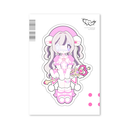 CHARACTER STICKER -MAGICAL GIRL-