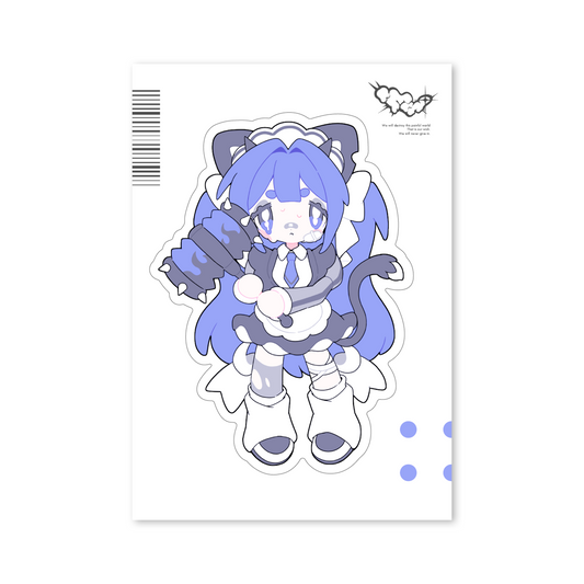 CHARACTER STICKER -MAID-
